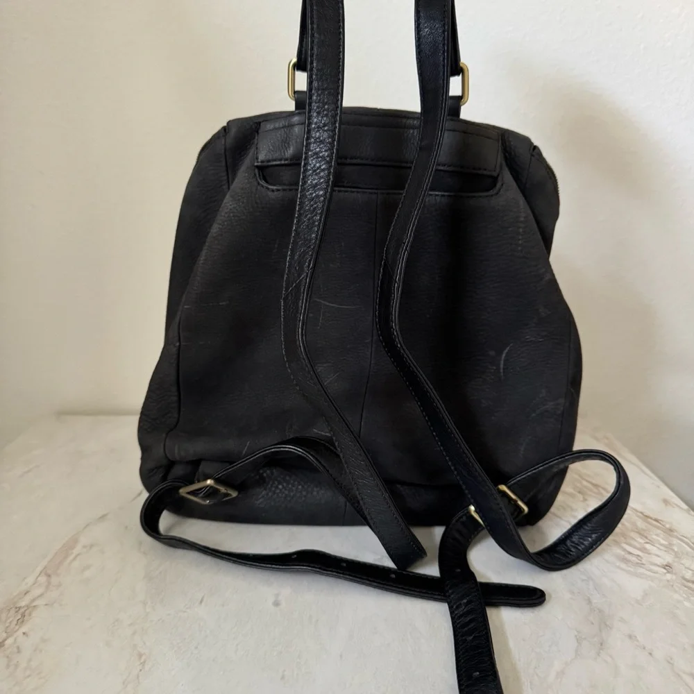 Hobo River Backpack - Black Suede - Picture 4 of 9